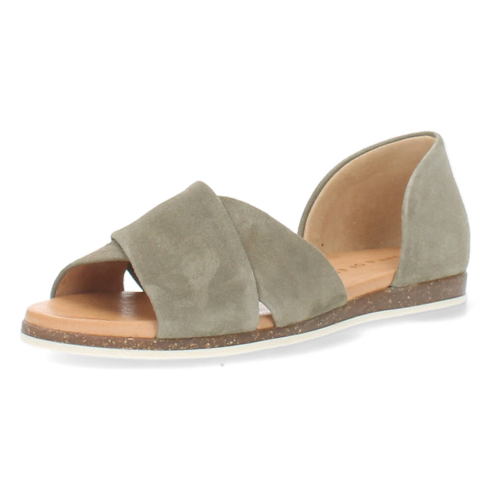 Khaki sandalen