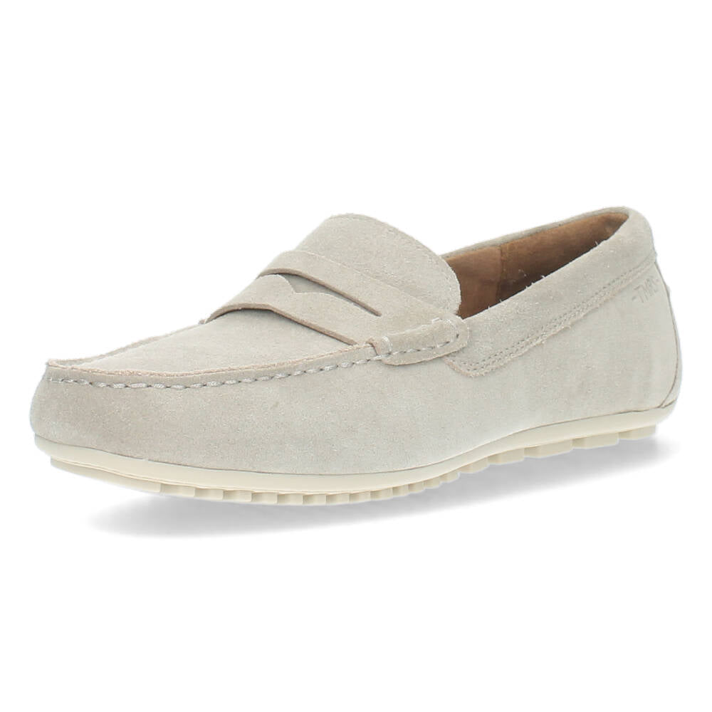 Zandkleurige mocassins