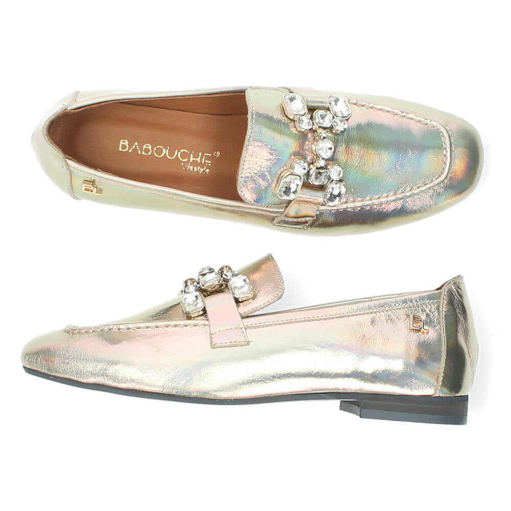 Metallic loafers