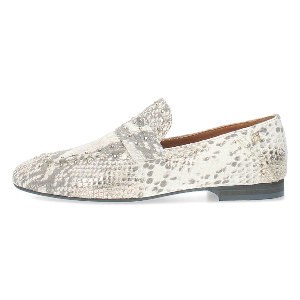 Slangenprint loafers