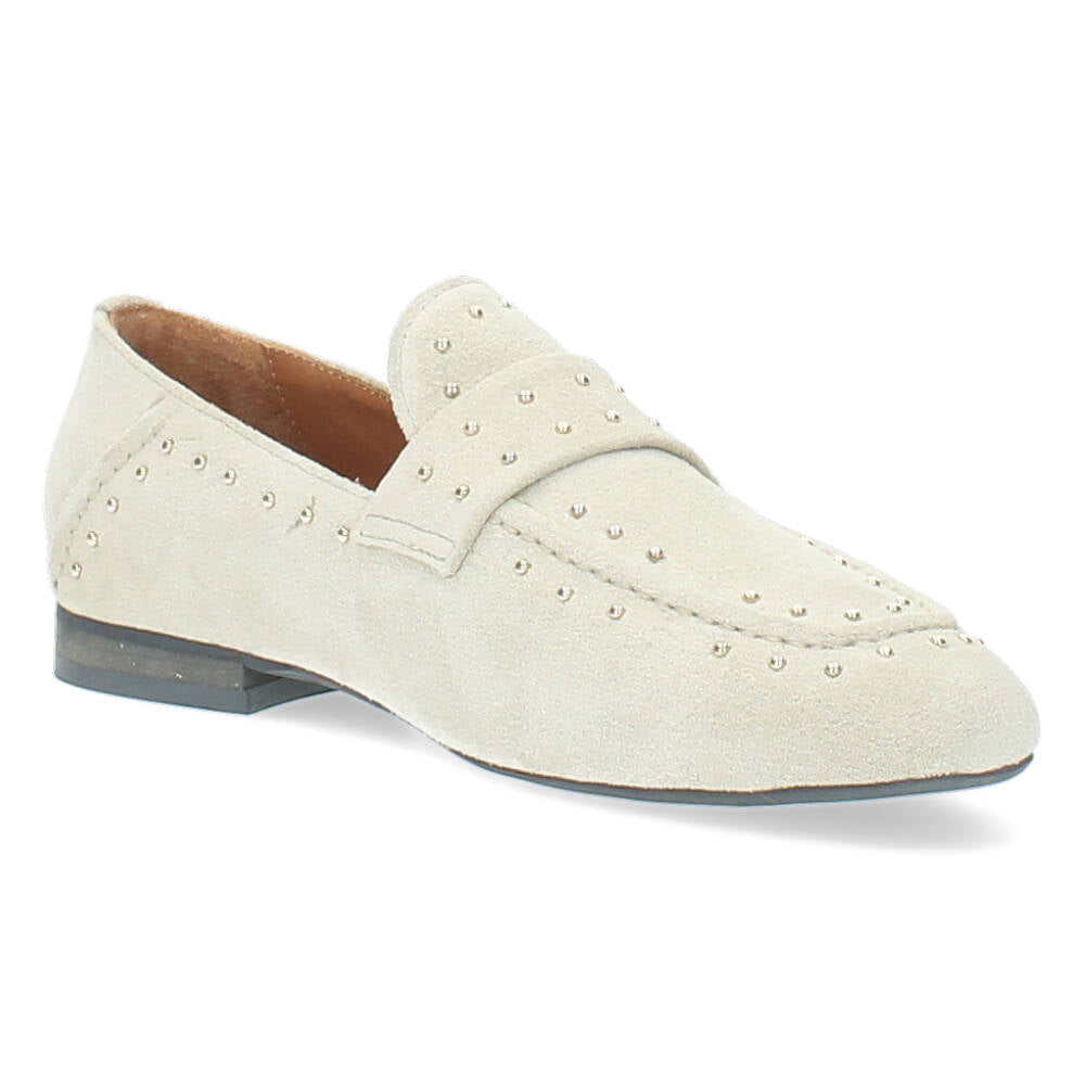 Beige loafers