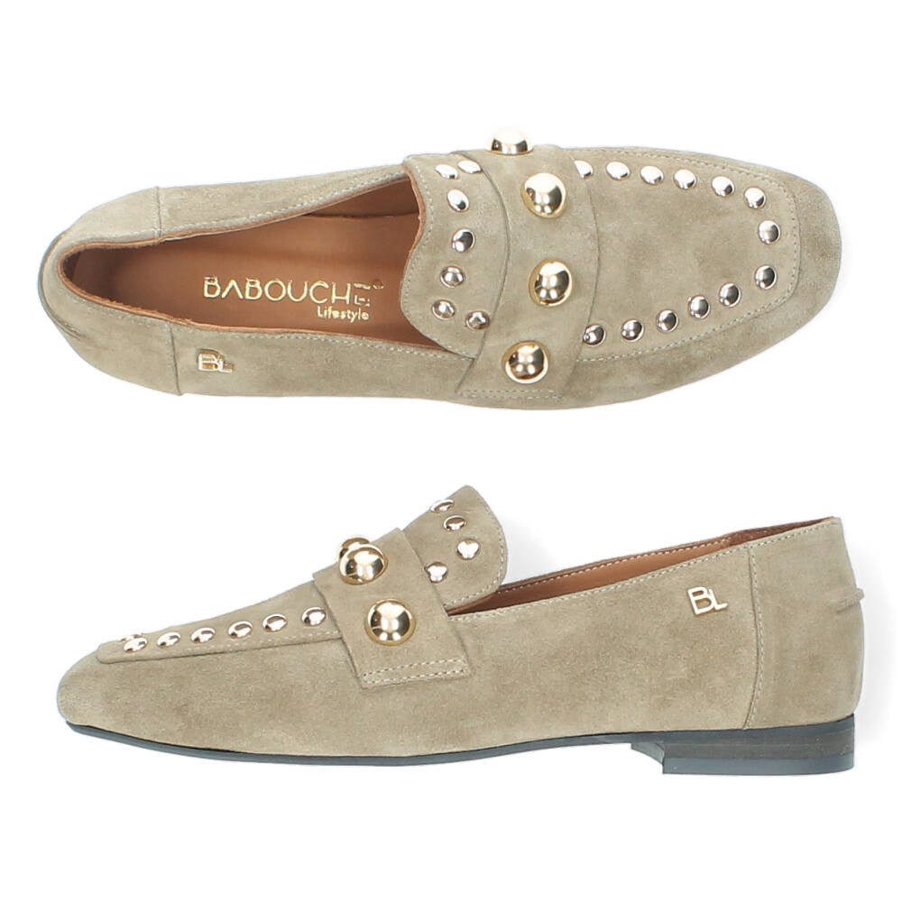 Beige loafers
