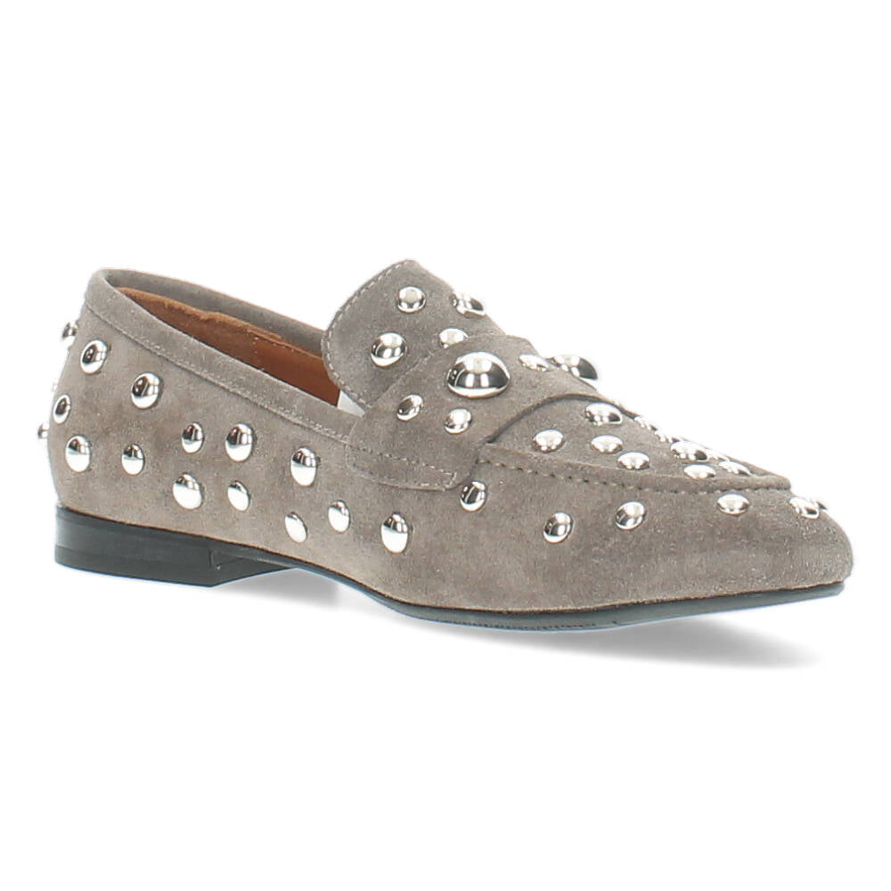 Taupe loafers
