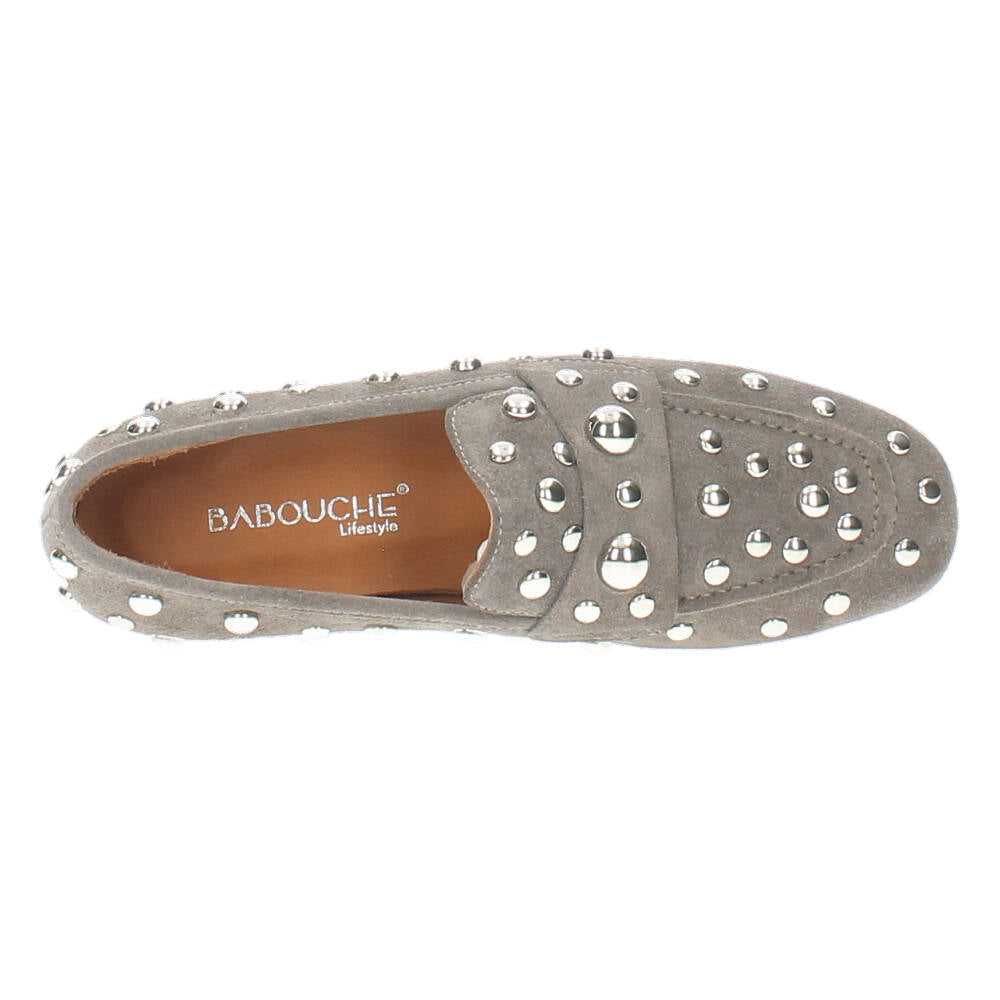 Taupe loafers