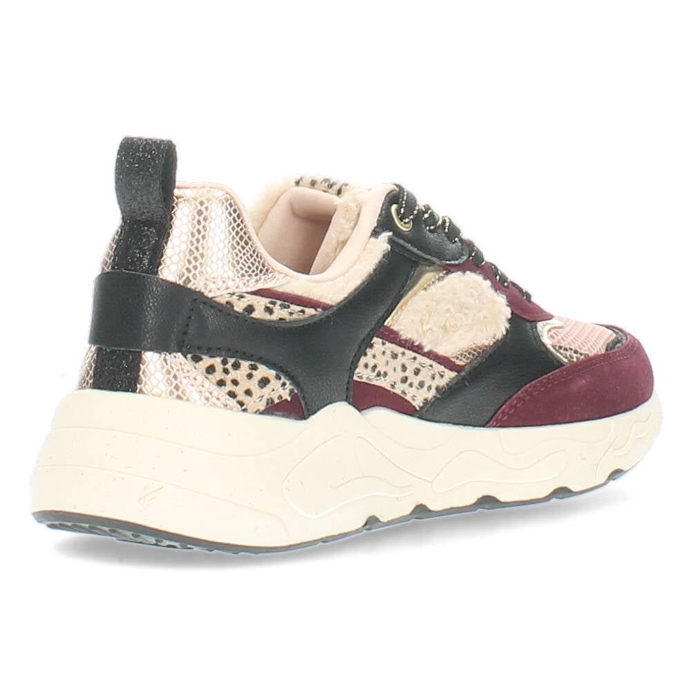 Burgundy sneakers