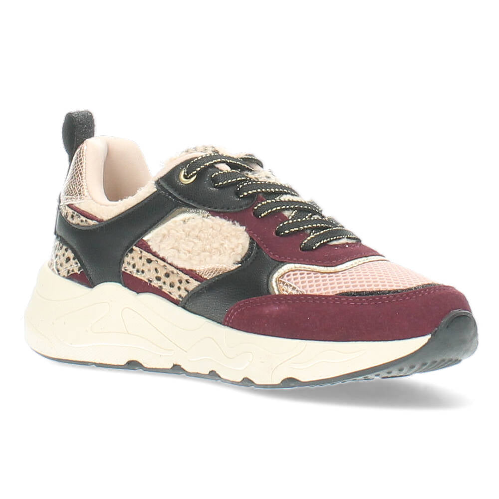 Burgundy sneakers