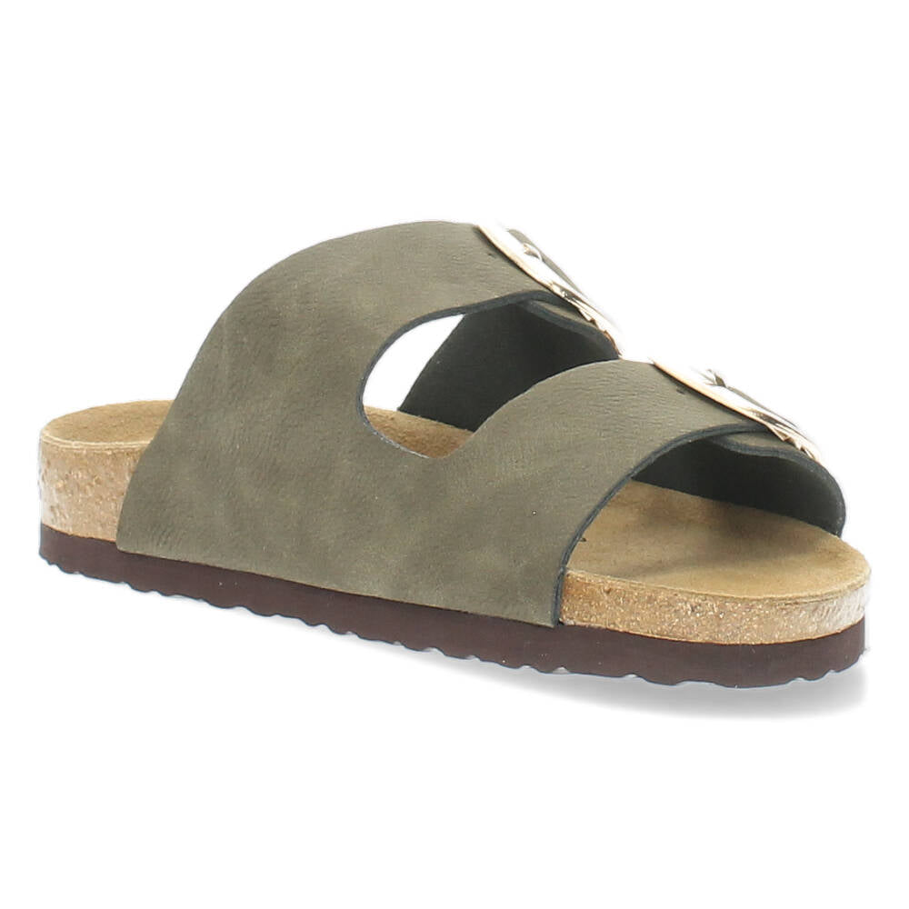 Khaki slippers