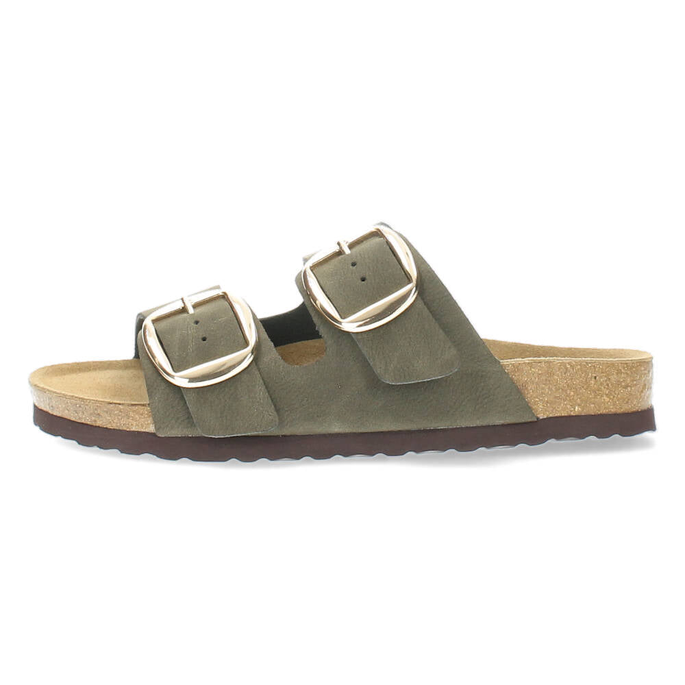 Khaki slippers