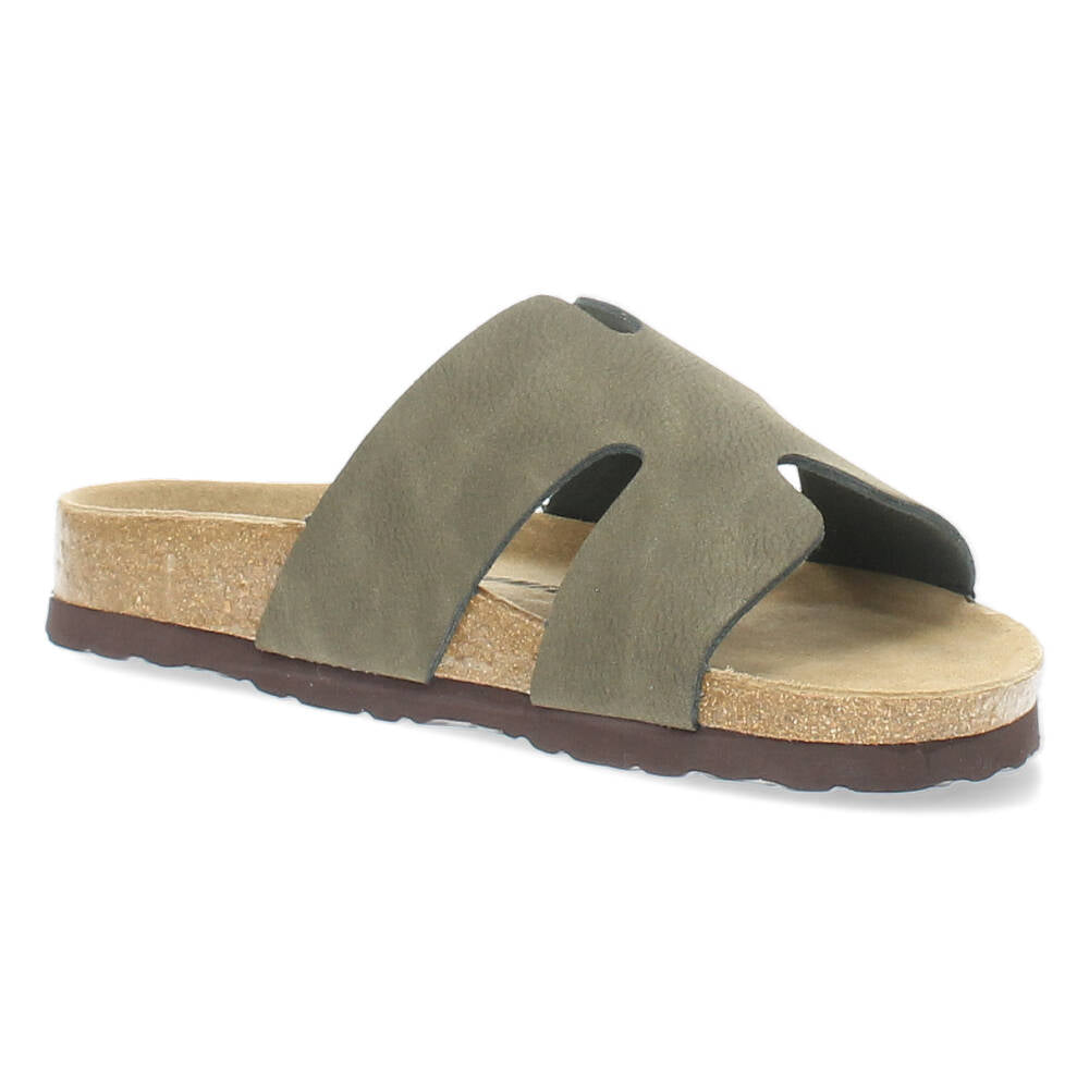 Khaki slippers