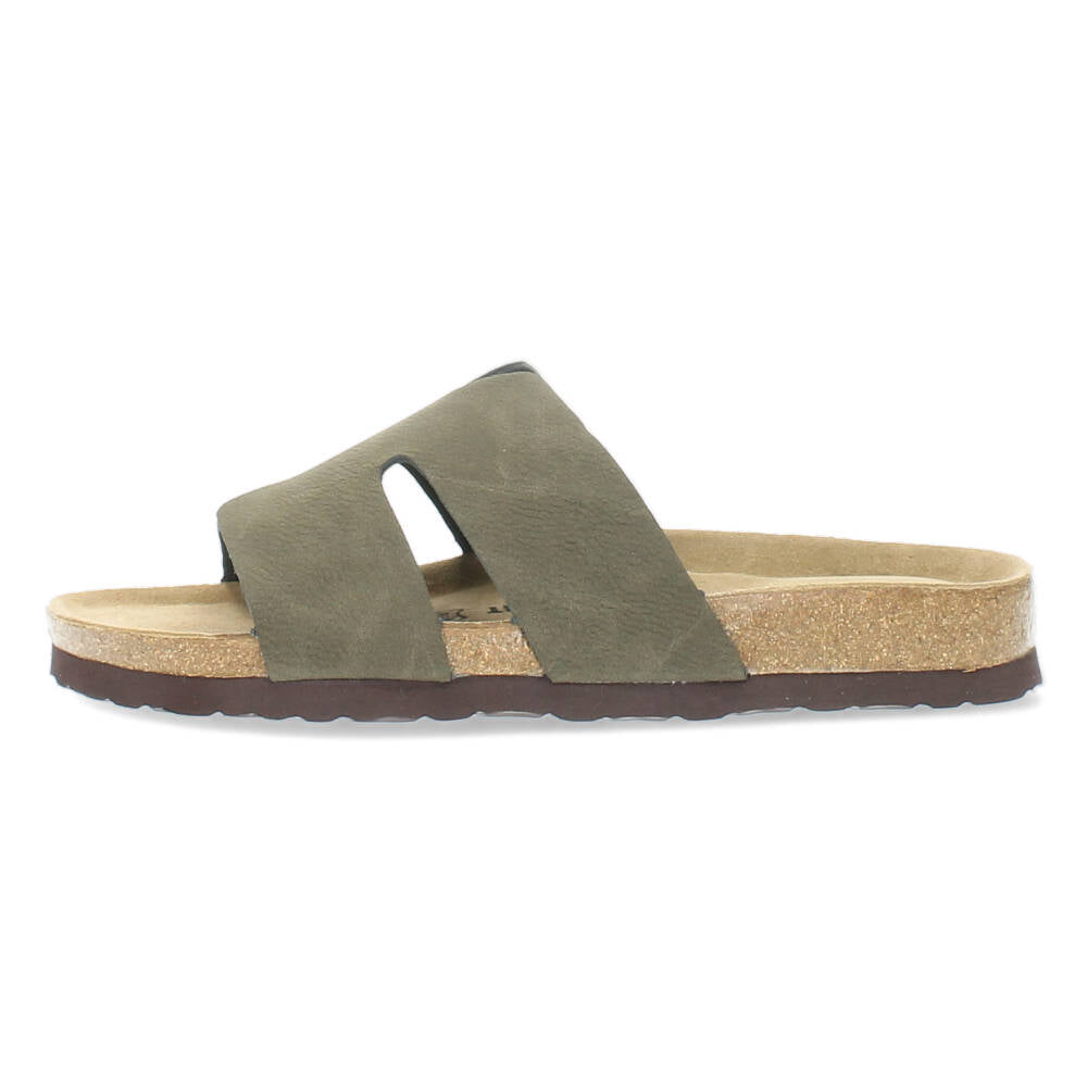 Khaki slippers