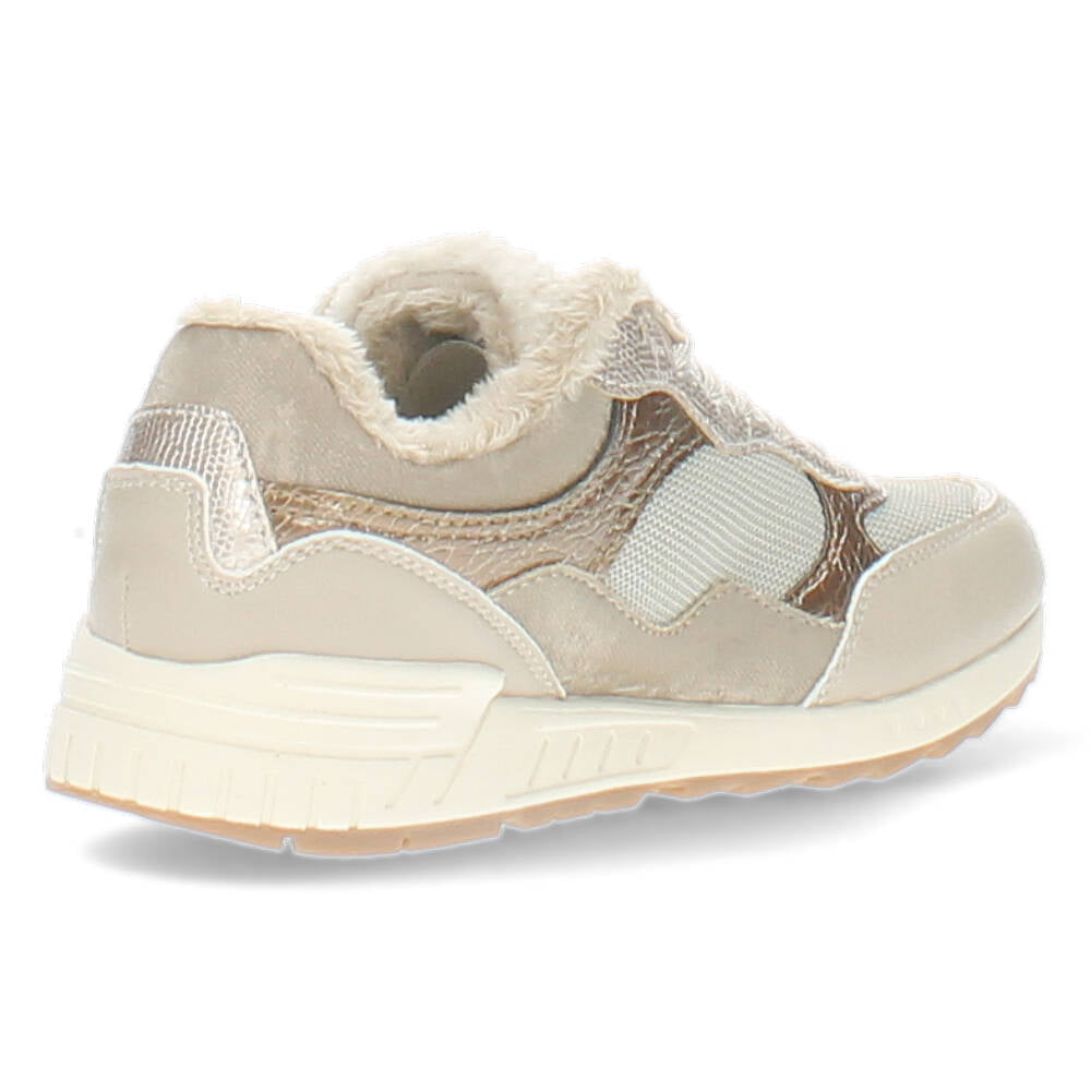 Beige/Groene sneakers