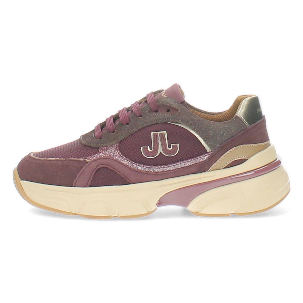 Burgundy sneakers