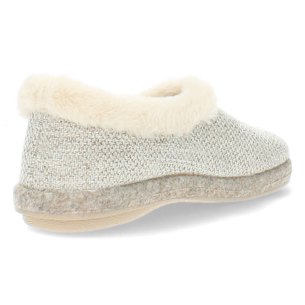 Beige pantoffels