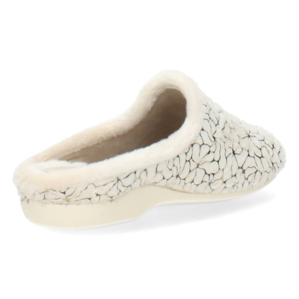 Ecru pantoffels