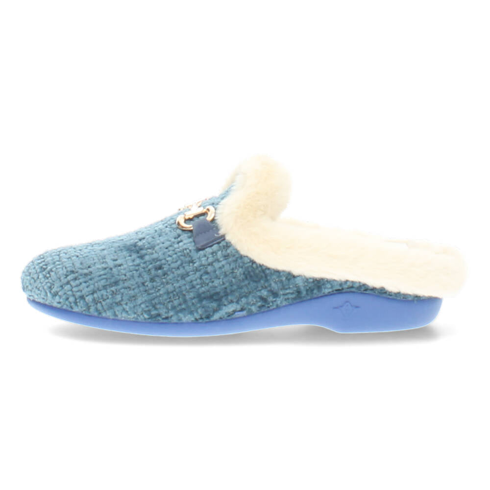Jeansblauwe pantoffels