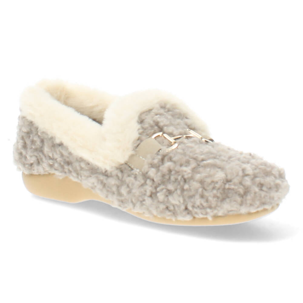 Taupe pantoffels