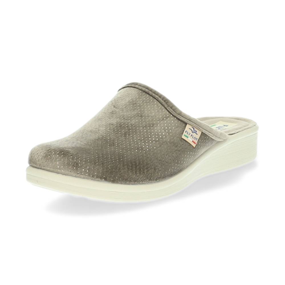 taupe pantoffel