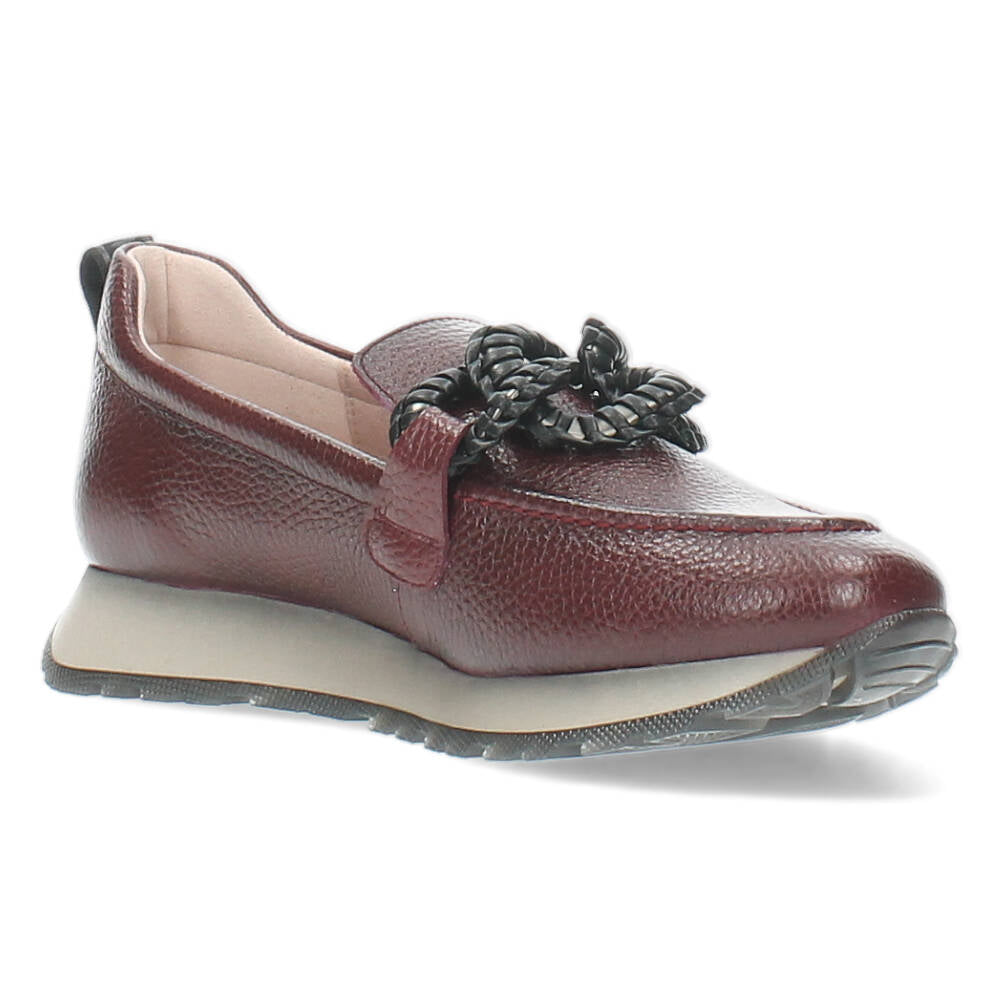 Burgundy loafers