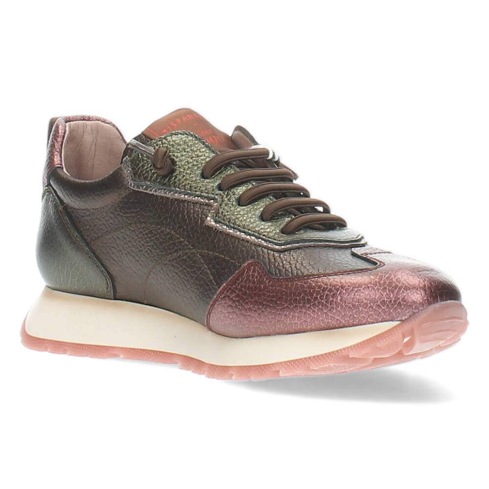 Burgundy sneakers