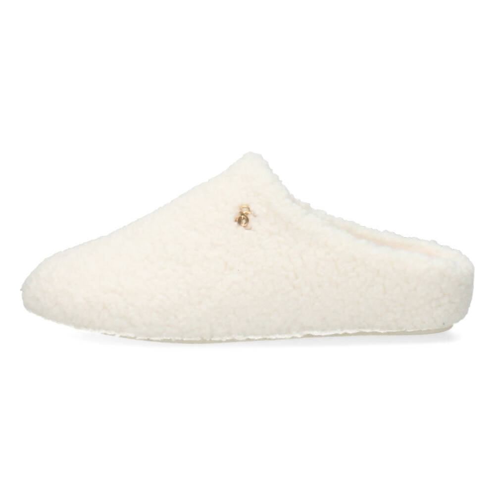 Ecru pantoffels