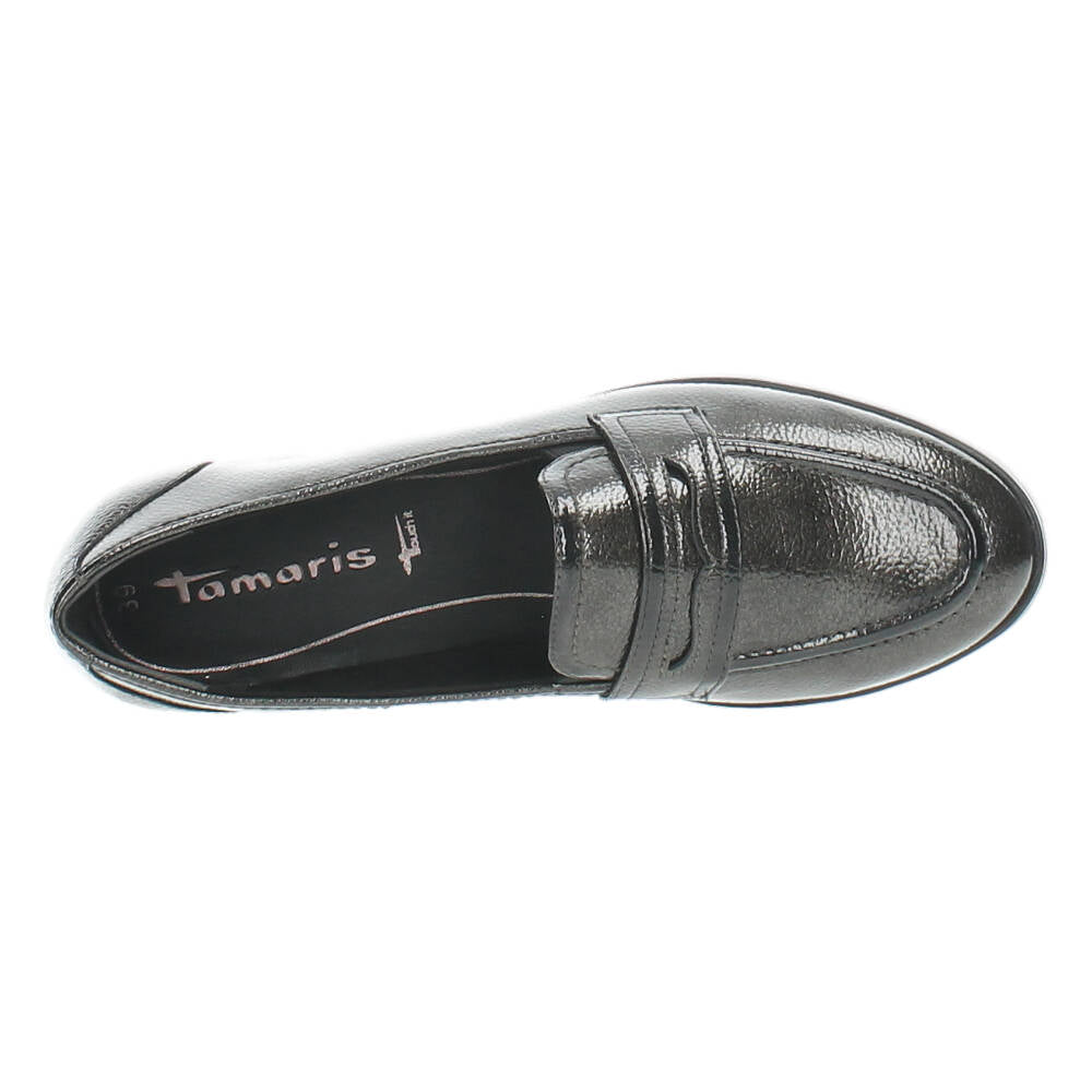 Donkergrijze loafers