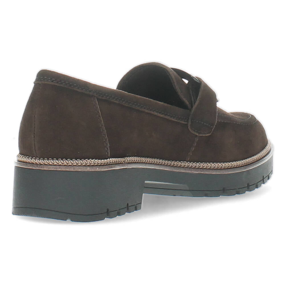 Bruine mocassins