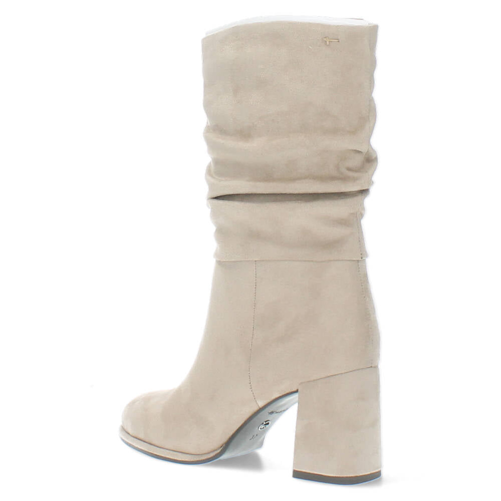 Taupe enkellaarzen