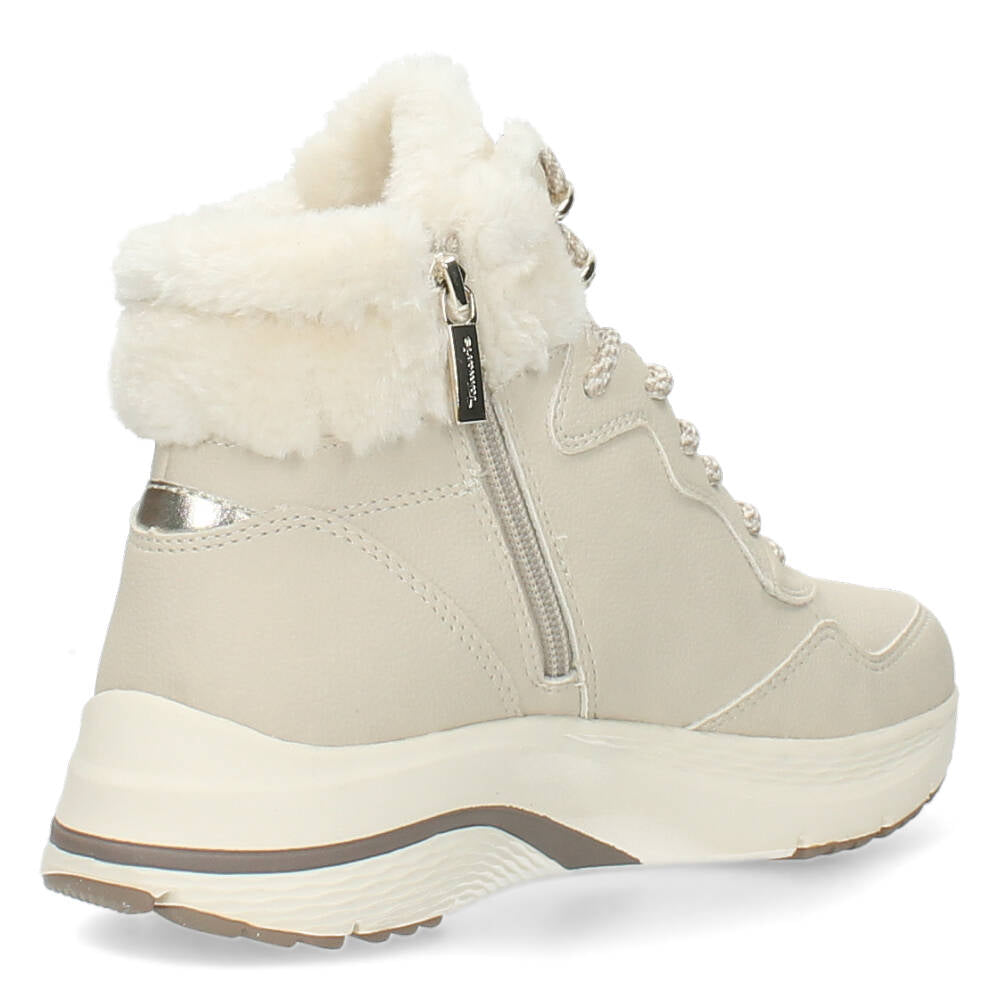 Ivoorkleurige sneakers