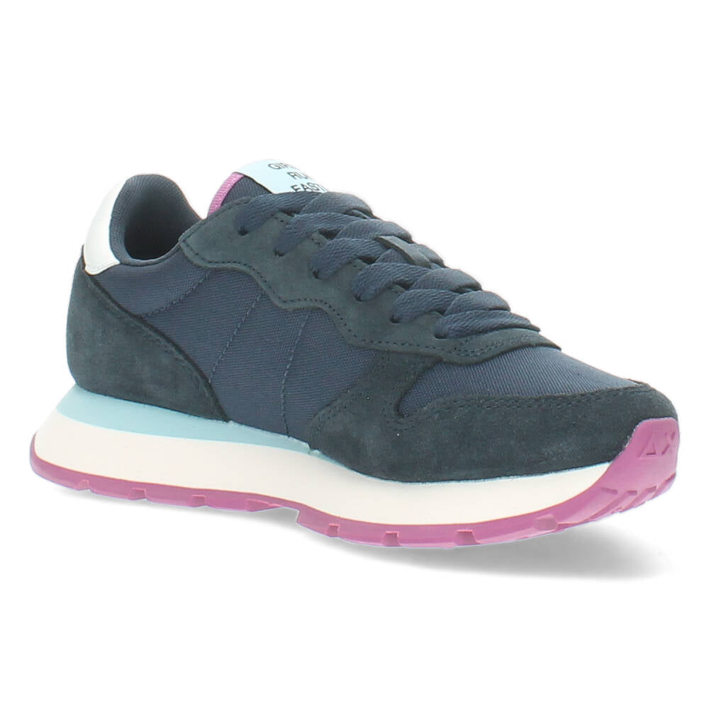 Blauwe sneakers