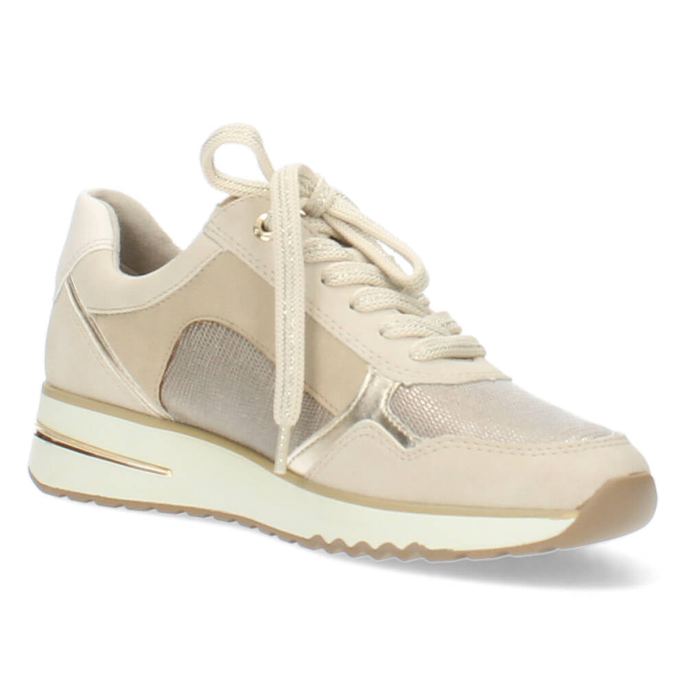 Crèmekleurige sneakers