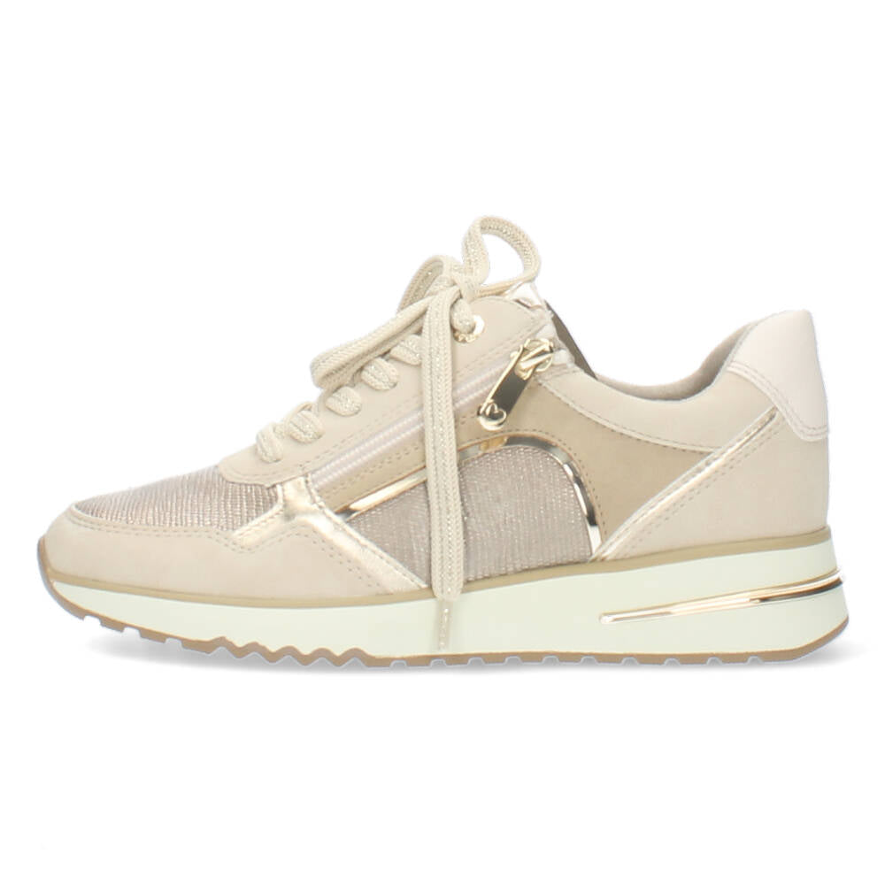 Crèmekleurige sneakers