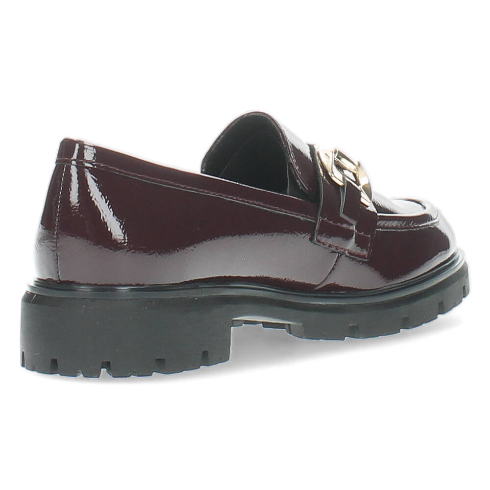 Burgundy mocassins