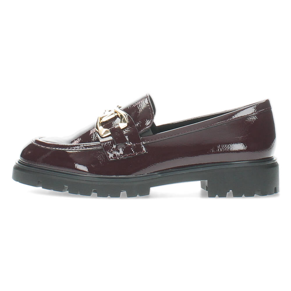 Burgundy mocassins