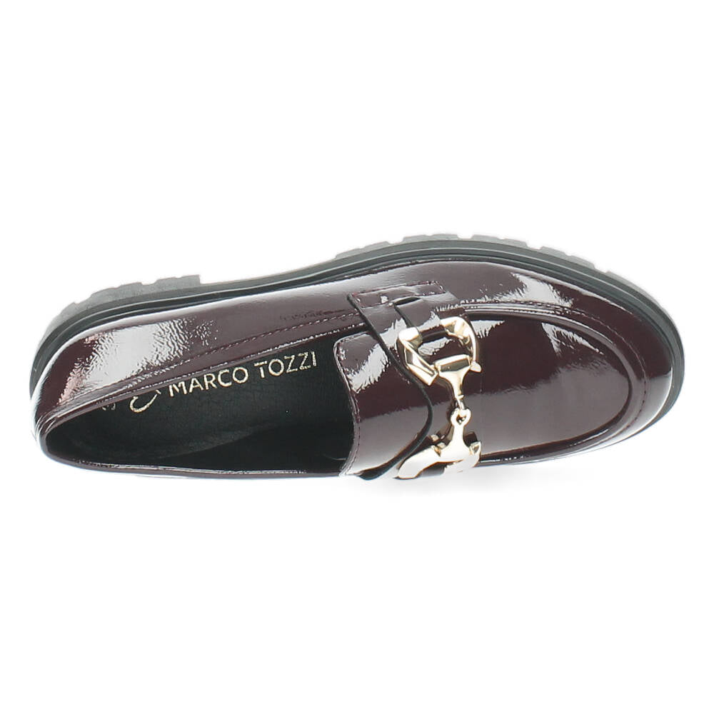 Burgundy mocassins