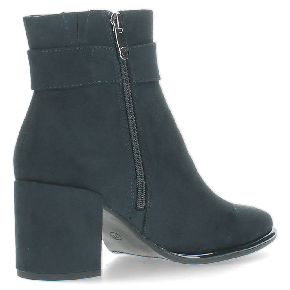 Blauwe bottines