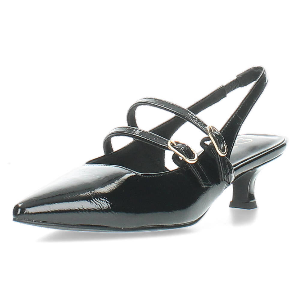 Zwarte slingbacks