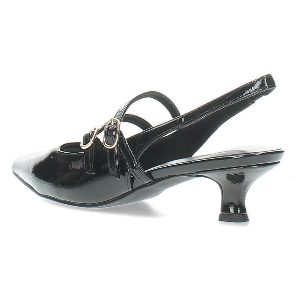 Zwarte slingbacks