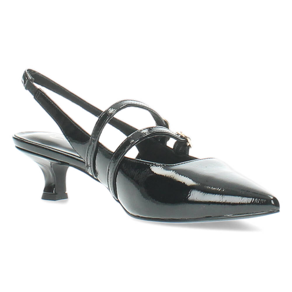 Zwarte slingbacks