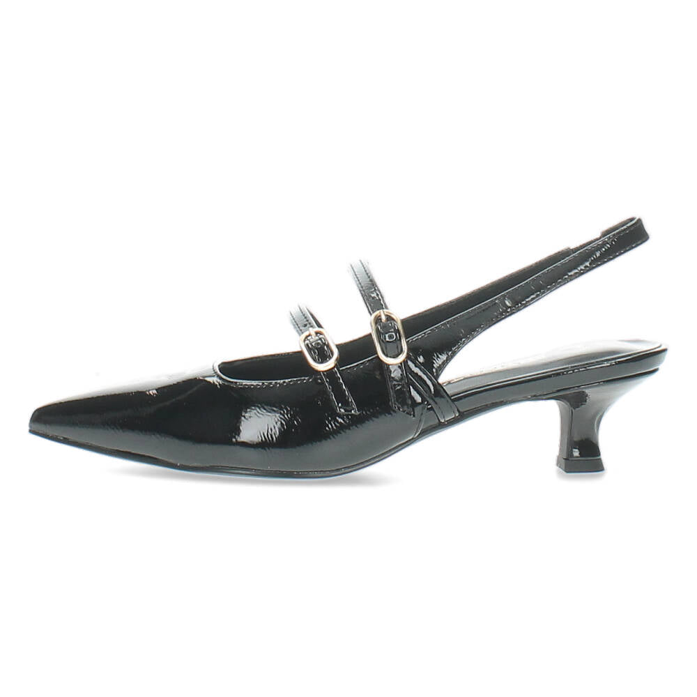 Zwarte slingbacks