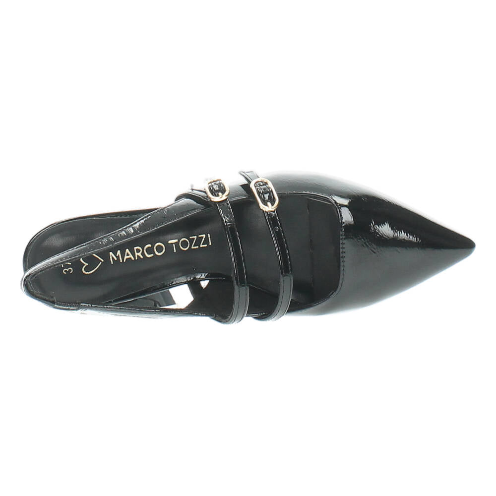 Zwarte slingbacks