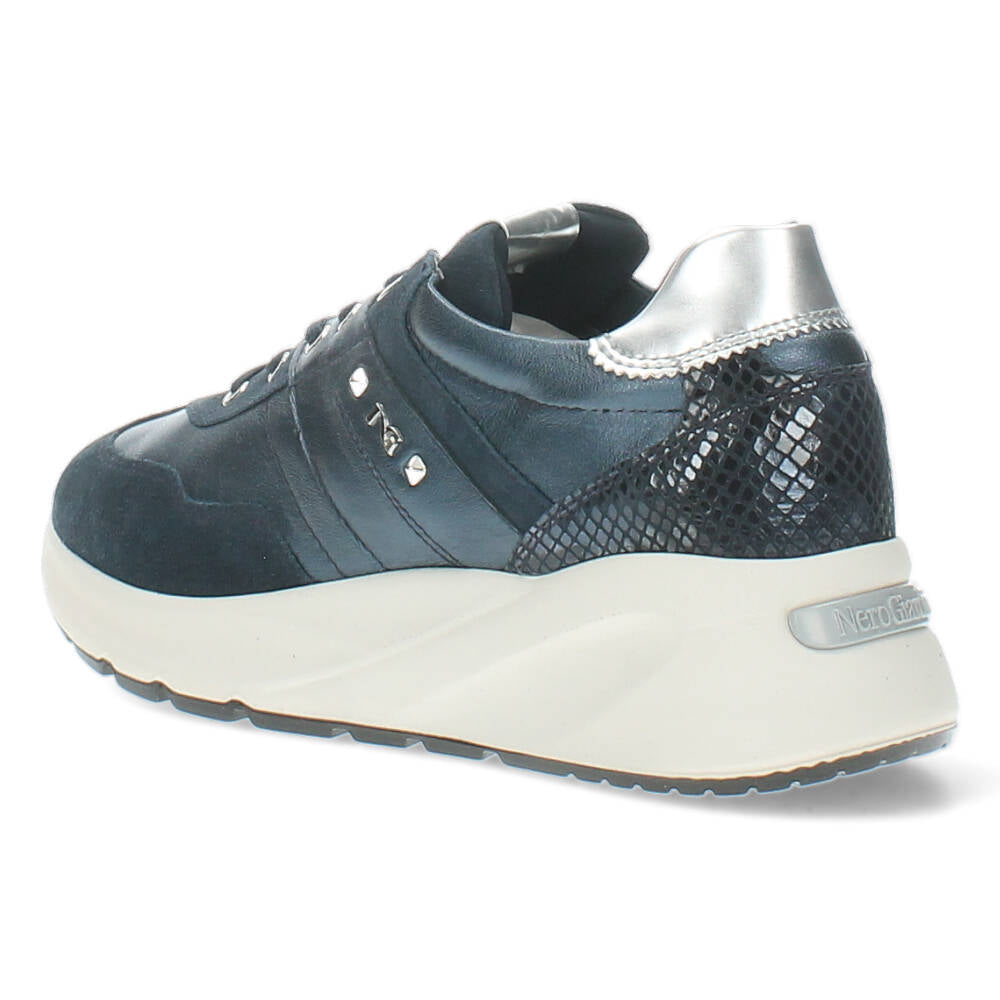 Blauwe sneakers