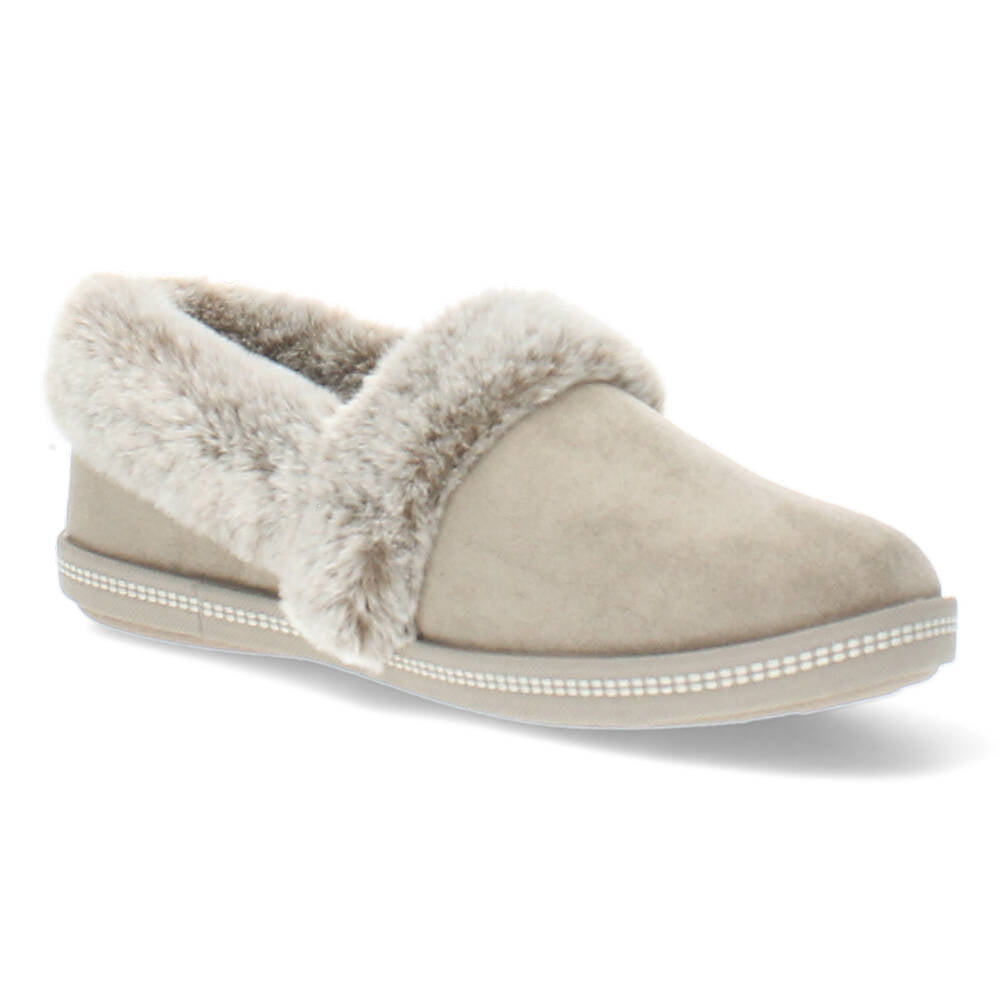 Taupe pantoffels