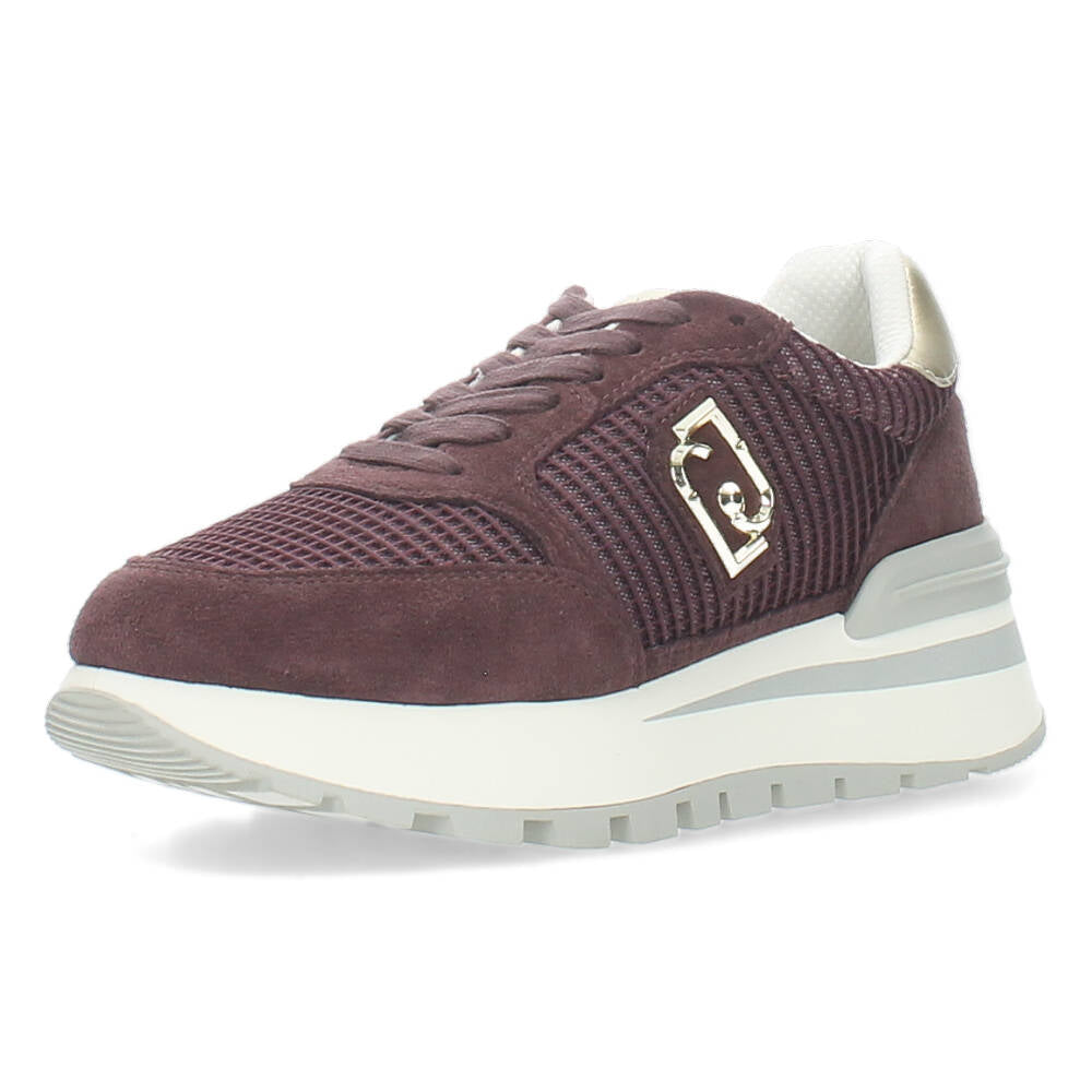 Burgundy sneakers