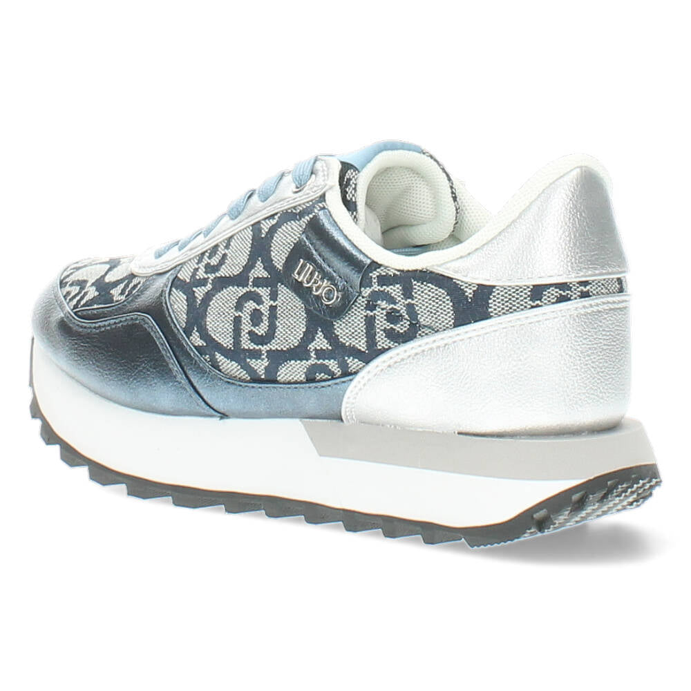 Blauwe sneakers