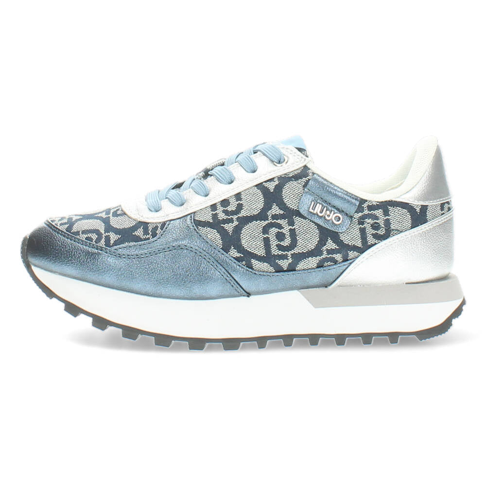 Blauwe sneakers