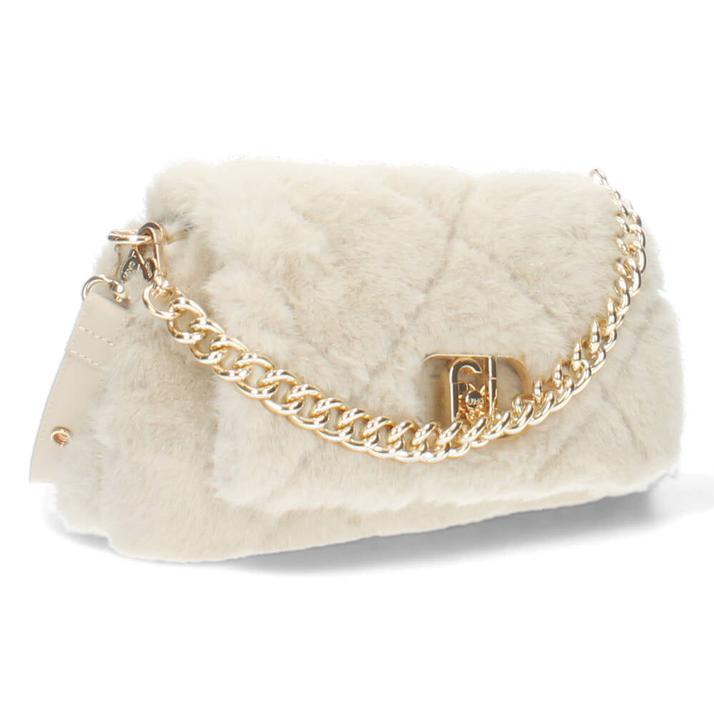 Beige schoudertas Lapuffy