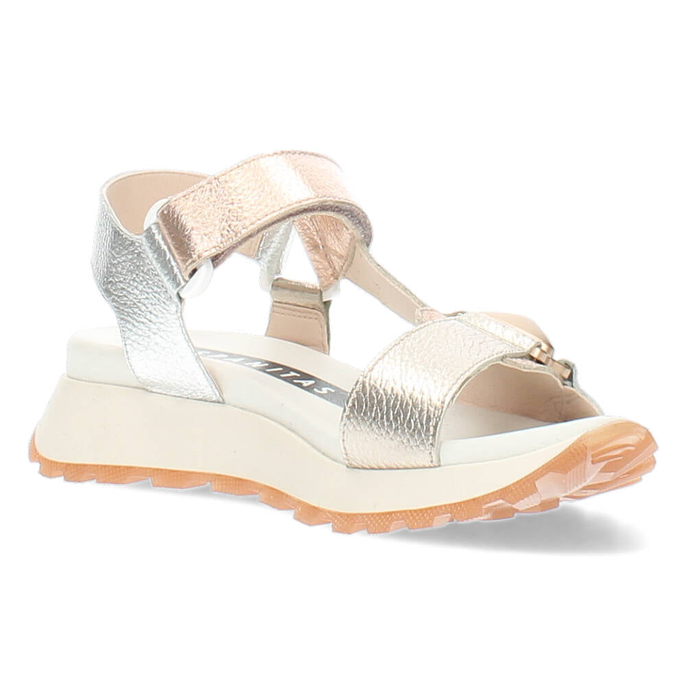 Goud/Zilveren sandalen