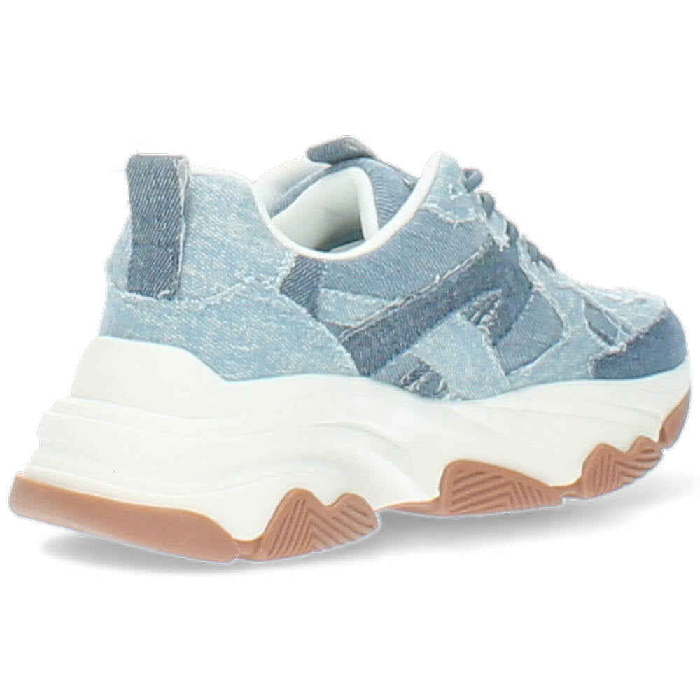 blauwe sneaker