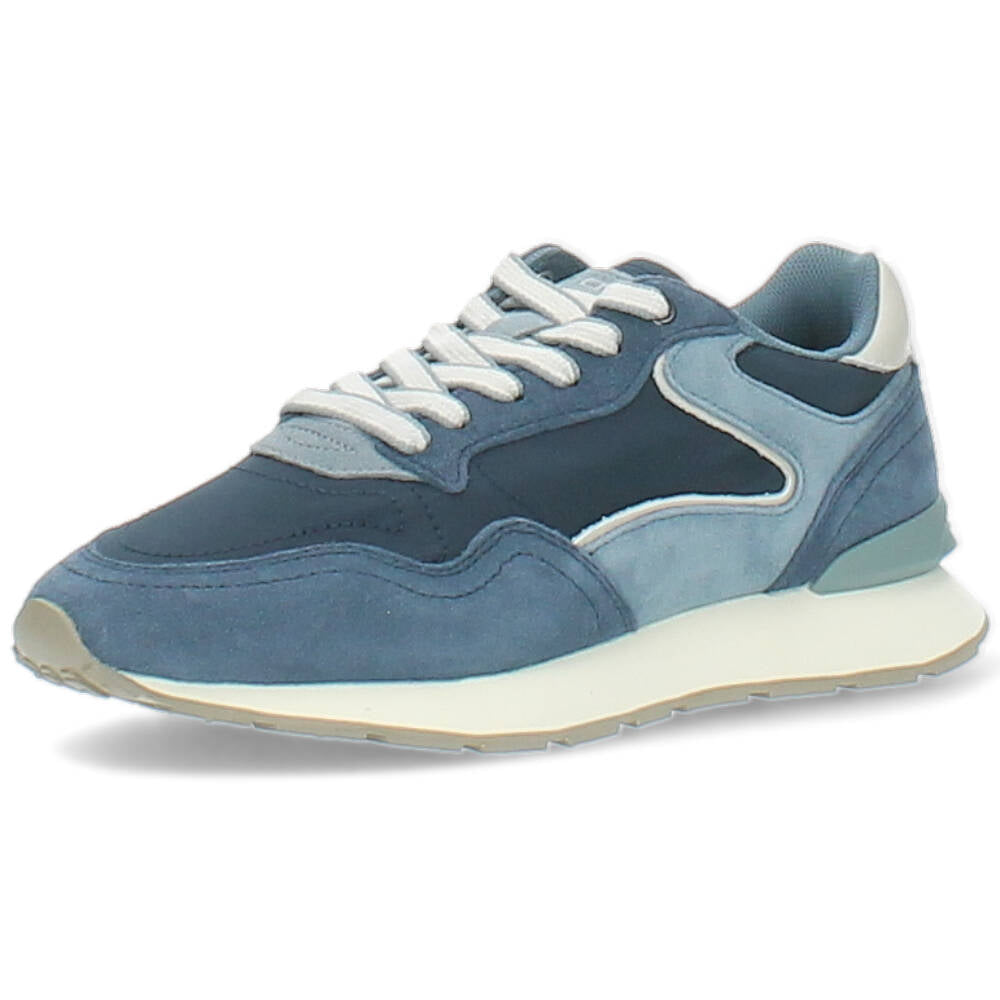 blauwe sneaker