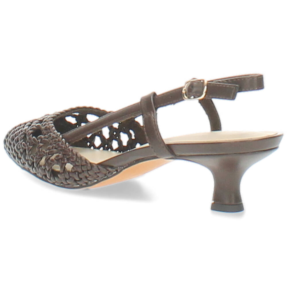 bruine slingback